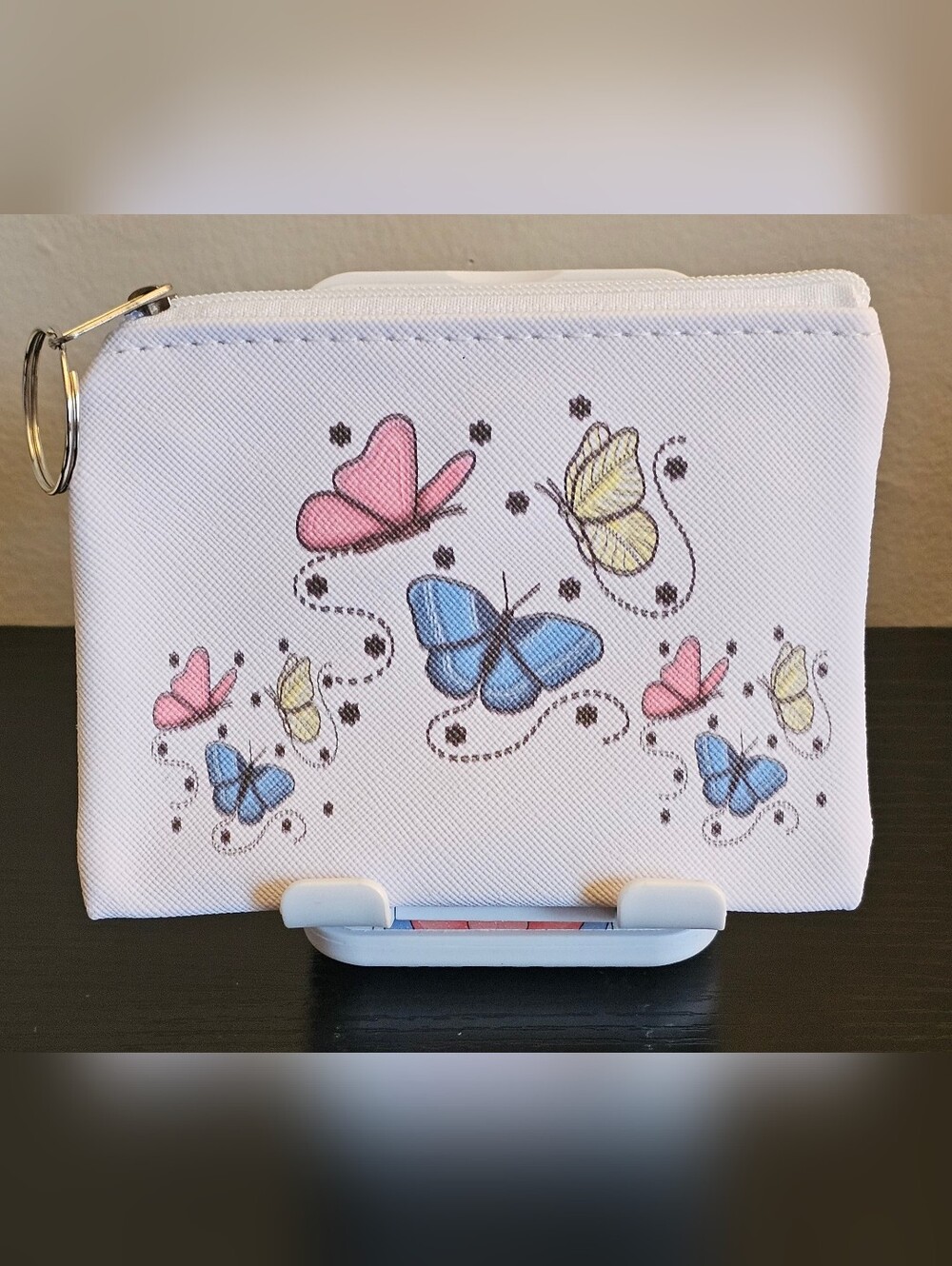 Coin Pouch Butterfly Print - Picture 2 of 3